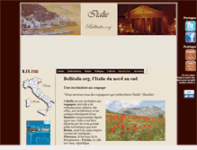 Tablet Screenshot of bellitalie.org